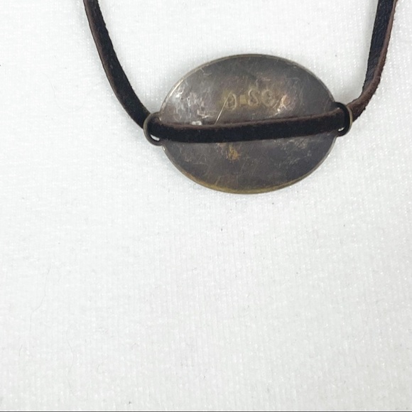 Vintage Romans 8:28 Pendant Leather Strand Necklace Unisex - Picture 3 of 9